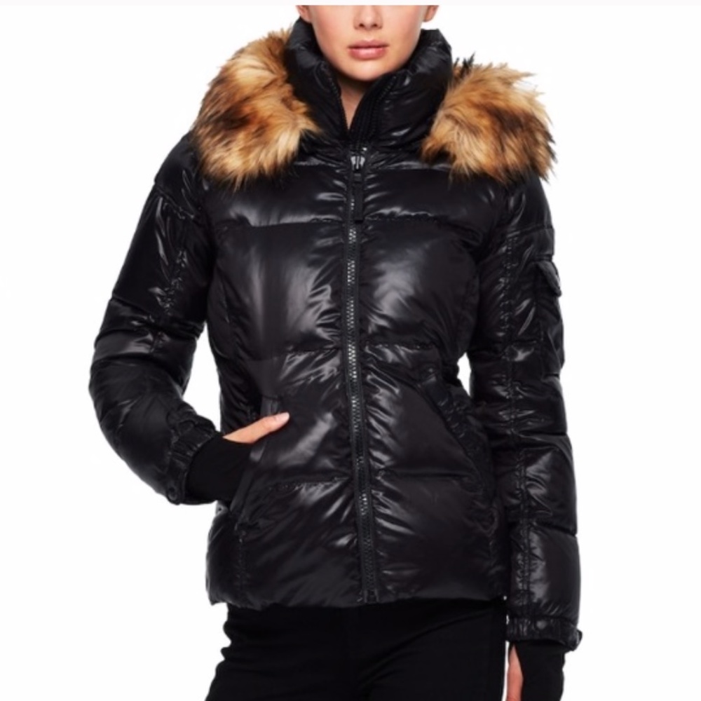 NEW! S13 Kylie Hooded Down Puffer Coat size L